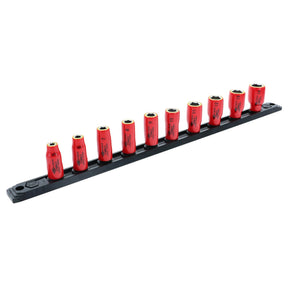 10 Piece Insulated Socket Set 1/4" Drive -  METRIC