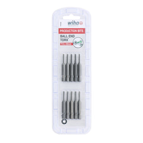 Torx Ball End Bit T10 - 50mm -  10 Pack