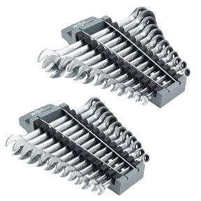 24 Piece Combination Ratchet Wrench Set - Metric and SAE