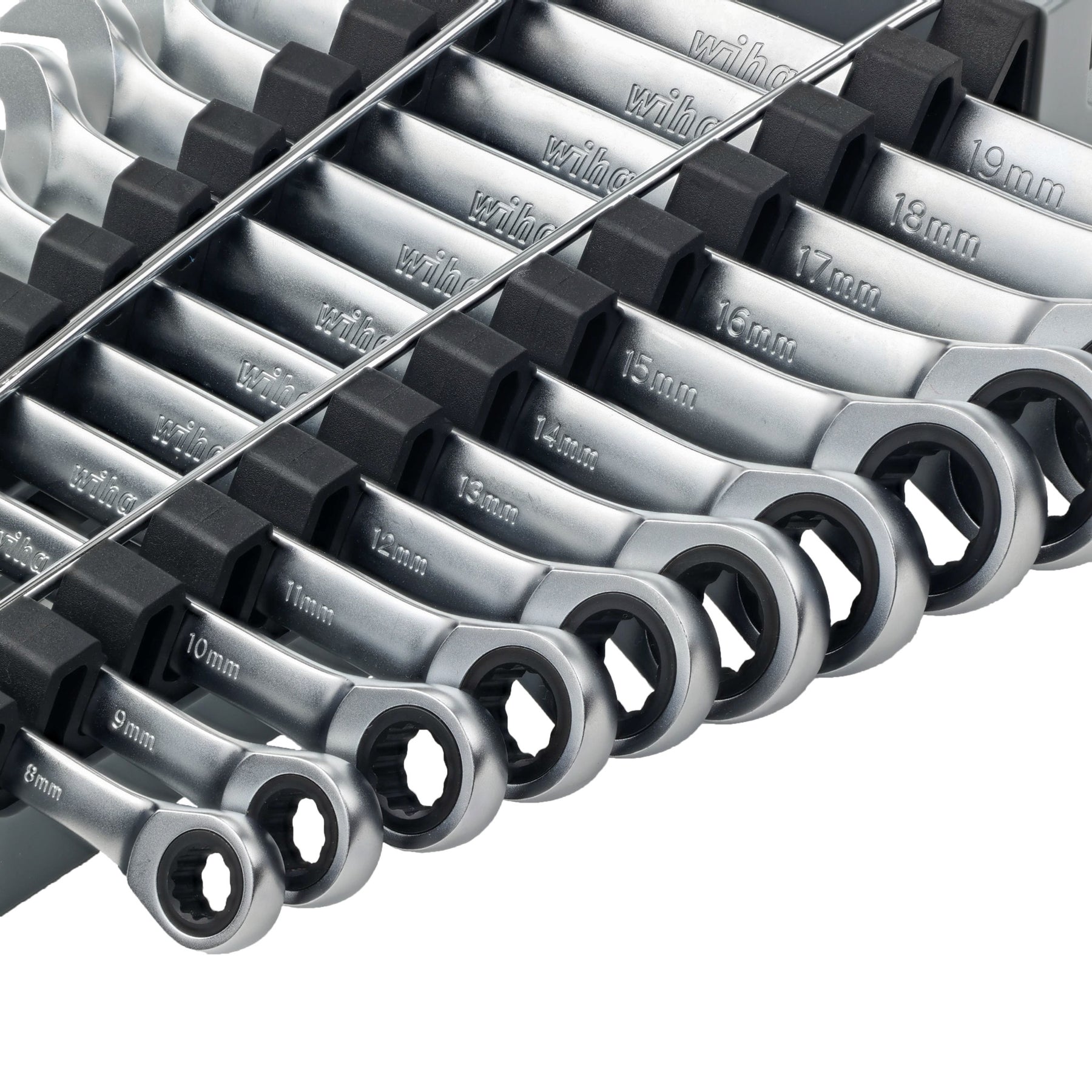 24 Piece Combination Ratchet Wrench Set - Metric and SAE