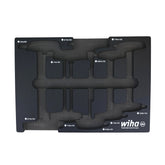Wiha 93050 Empty Tray Set for 10 Piece SoftGrip Dual Drive Hex SAE T-Handle Tray Set