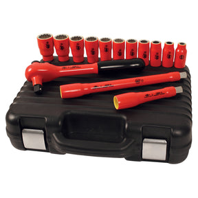14 Piece Insulated Socket Set 1/2" Drive - Metric