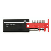 9 Piece Hex Metric Bits-Selector and Magnetic Bit Holder Set - 1.5mm-8.0mm
