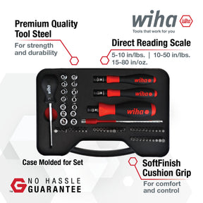 59 Piece TorqueVario-S Bit Set - In/lbs Handles