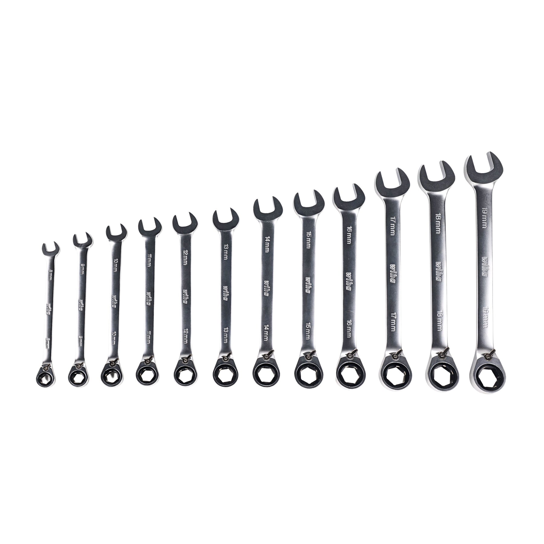 Metric MagicRing Ratcheting Wrench Tray Set