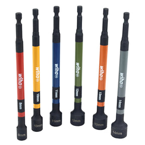 6 Piece Color Coded Magnetic Nut Setter Metric Set