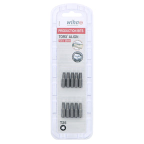 Torx Align Insert Bit T25 x 25mm - 10 Pack