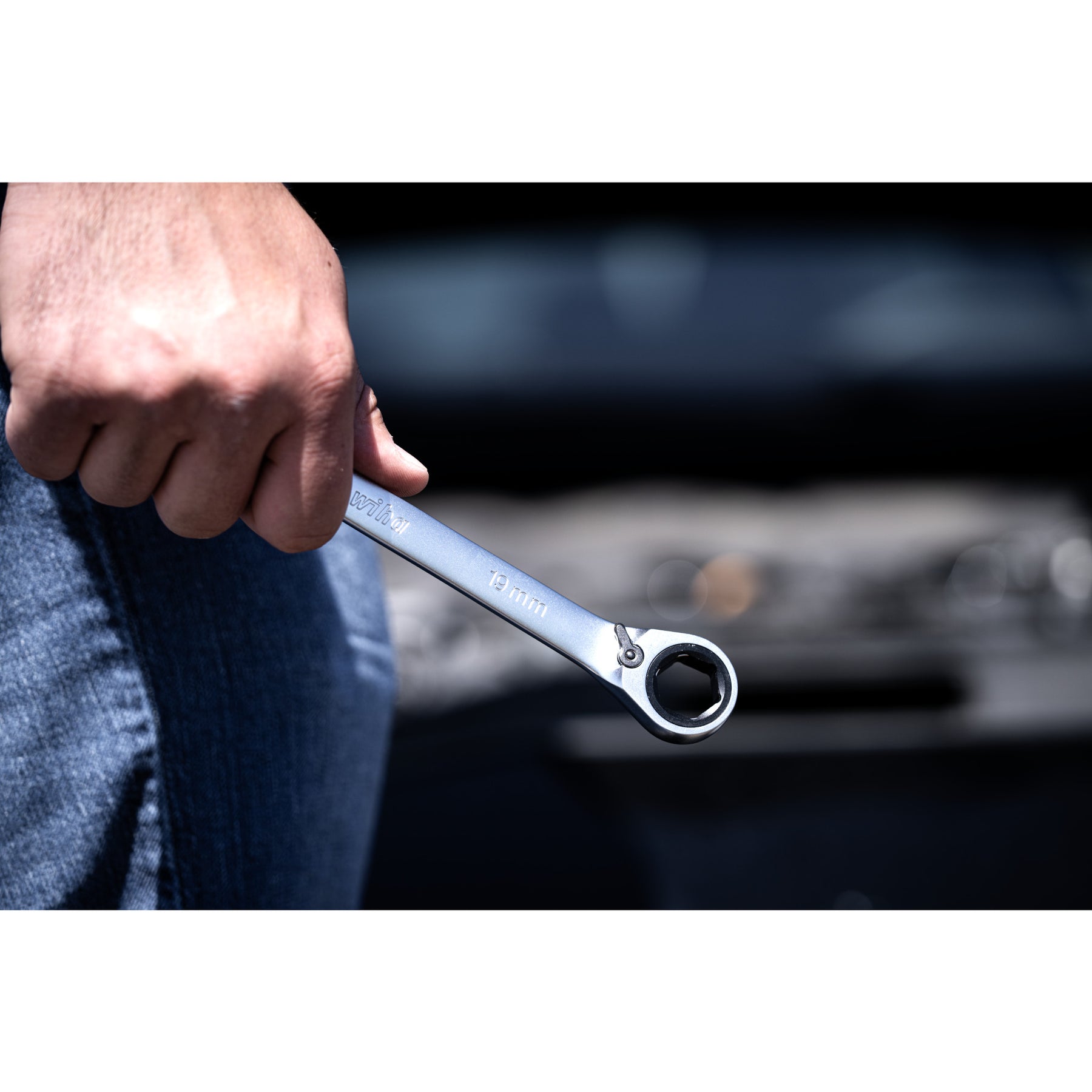 SAE MagicRing Ratcheting Wrench Tray Set