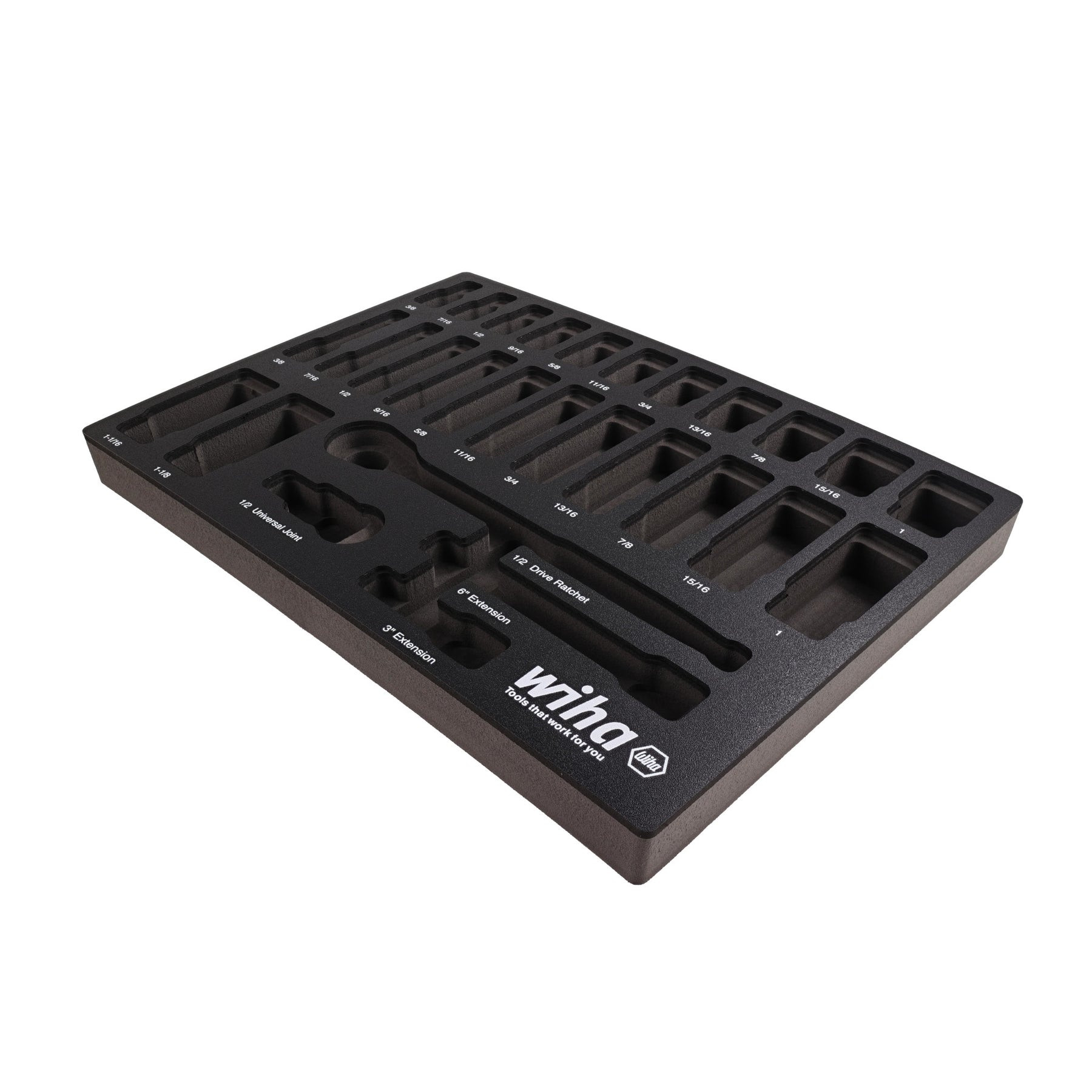 EMPTY FOAM TRAY FOR 1/2" INCH SOCKET SET