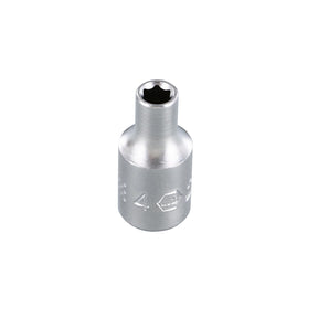 6 Point - 1/4 Inch Drive Socket - 4.0mm x 25mm