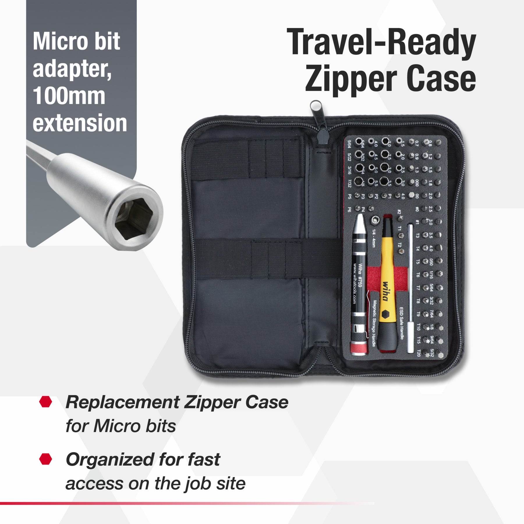 68 Piece System 4 ESD Safe Master Technician's Micro Bits Set