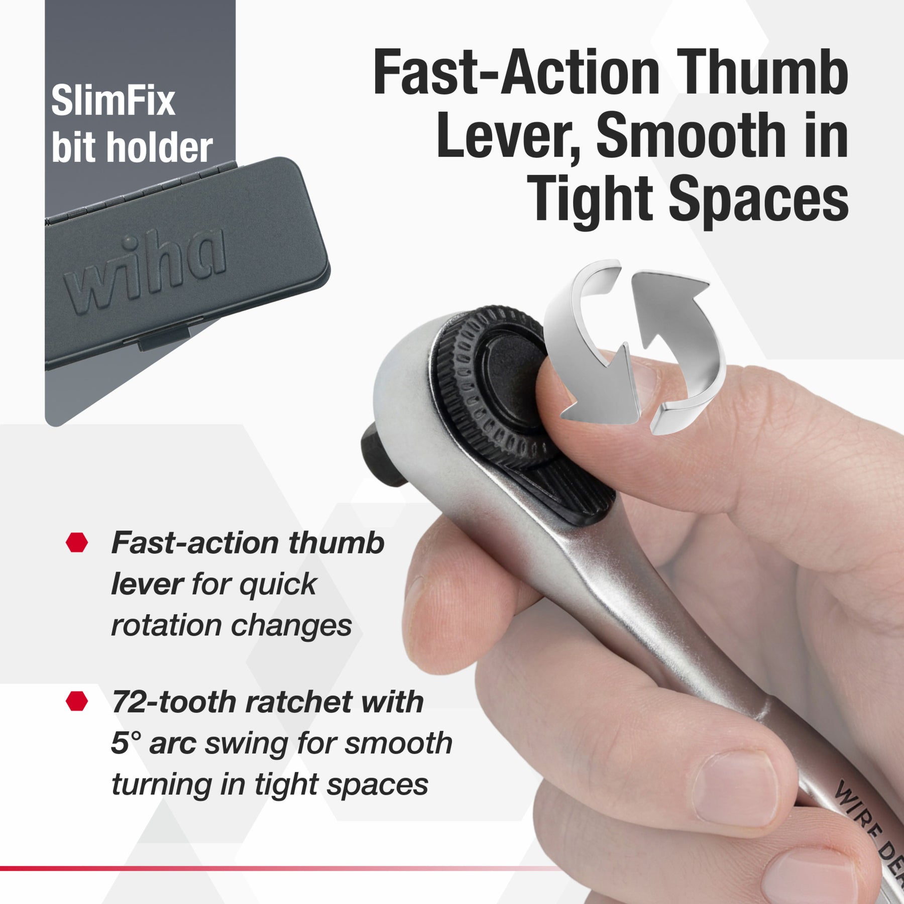 32 Piece GoBox Standard Bit Set with Mini Ratchet