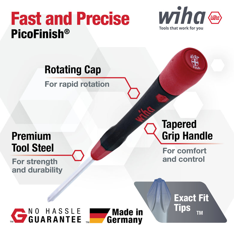 PicoFinish Ball End Hex Screwdriver 7/64" x 60mm
