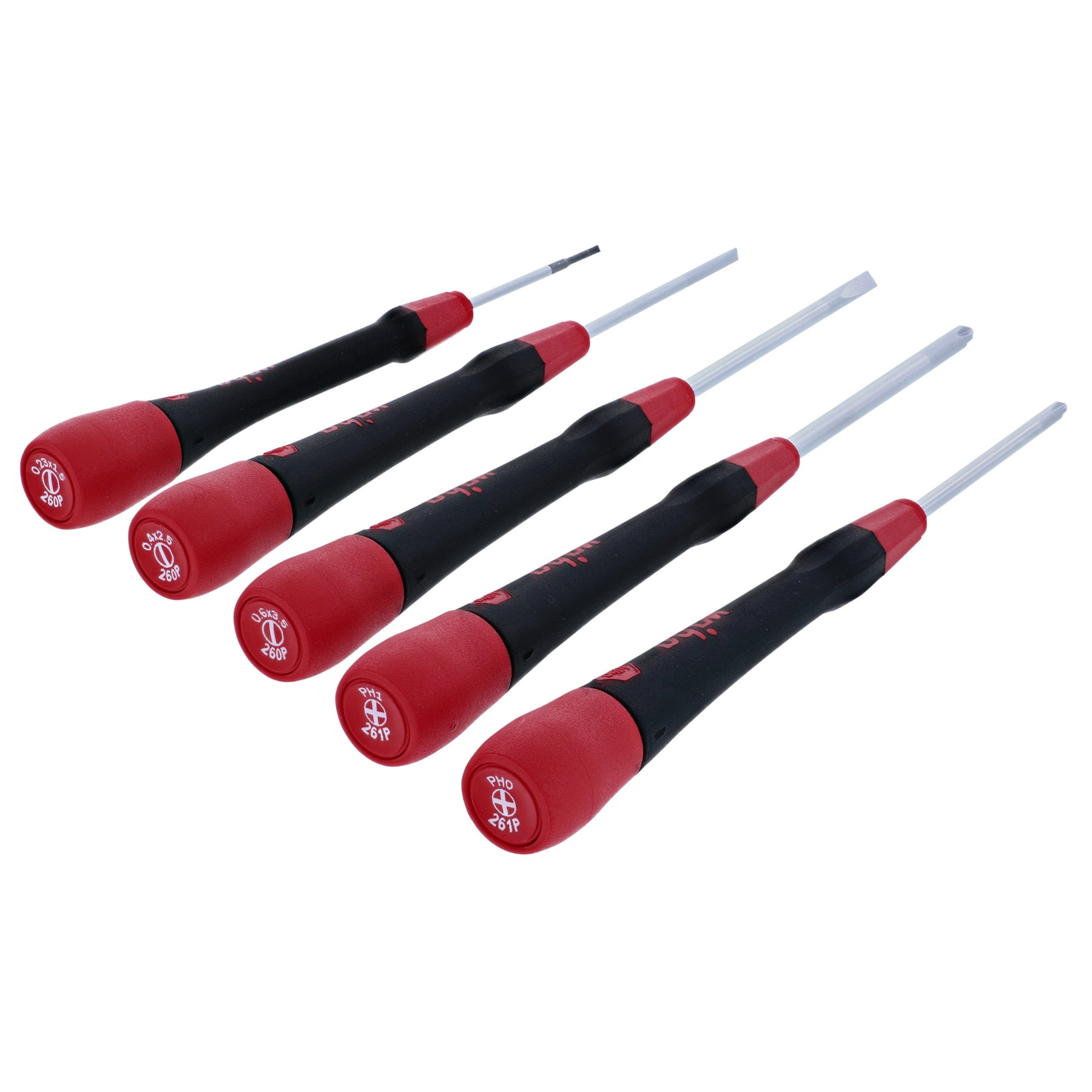 5 Piece PicoFinish Precision Slotted and Phillips Screwdriver Set