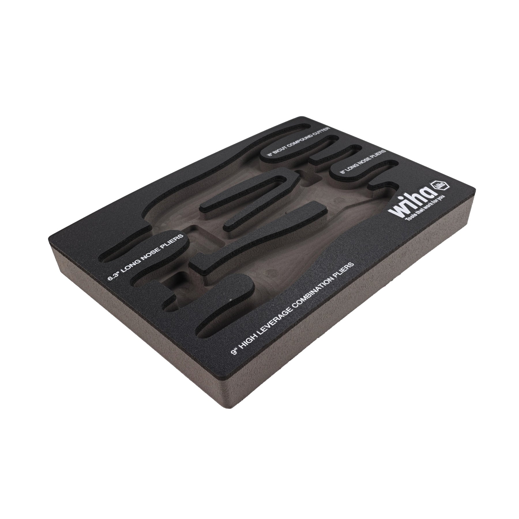 Empty Foam Tray for 4 Piece Pliers/Cutter Set
