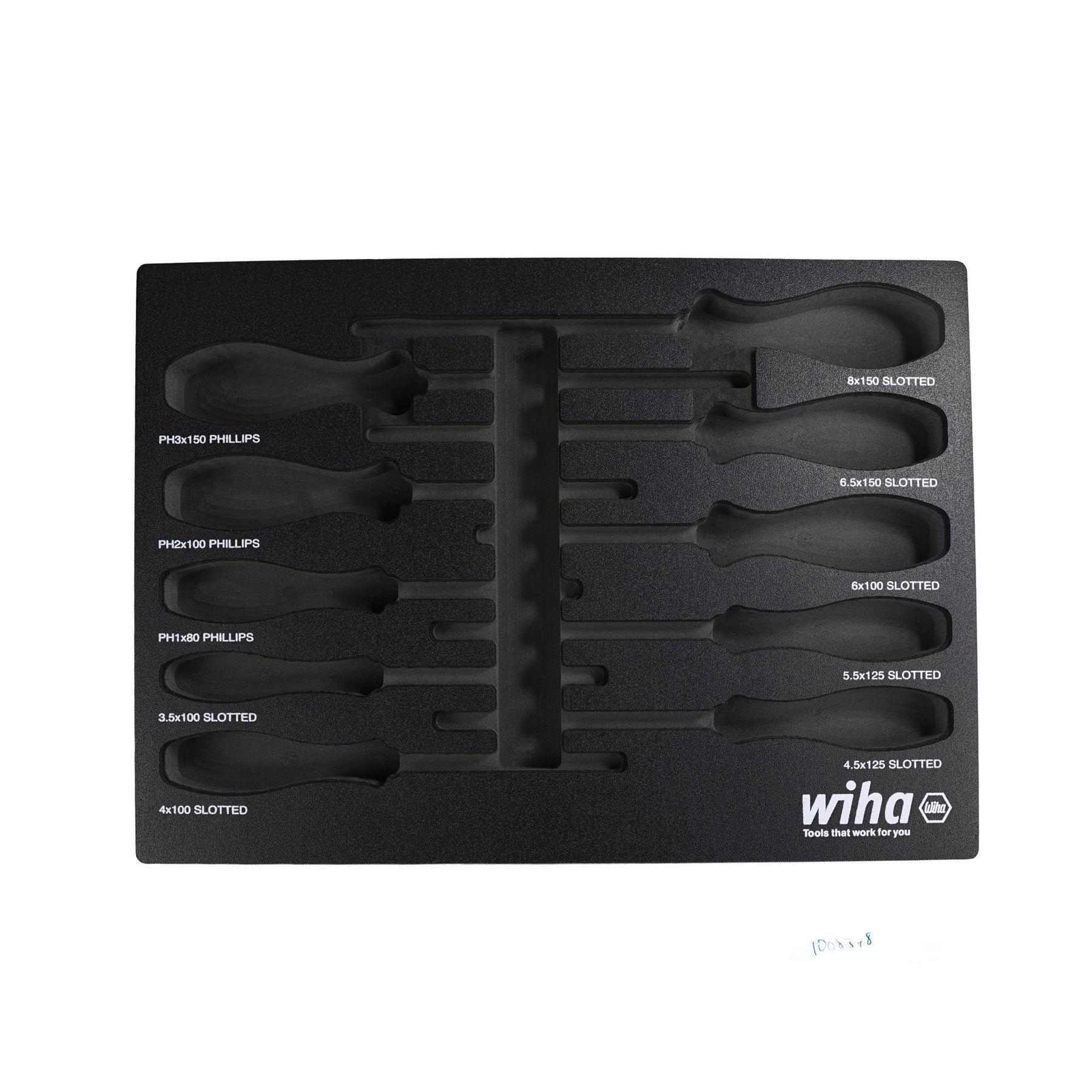 EMPTY FOAM TRAY FOR 10 PC SOFTFINISH SET