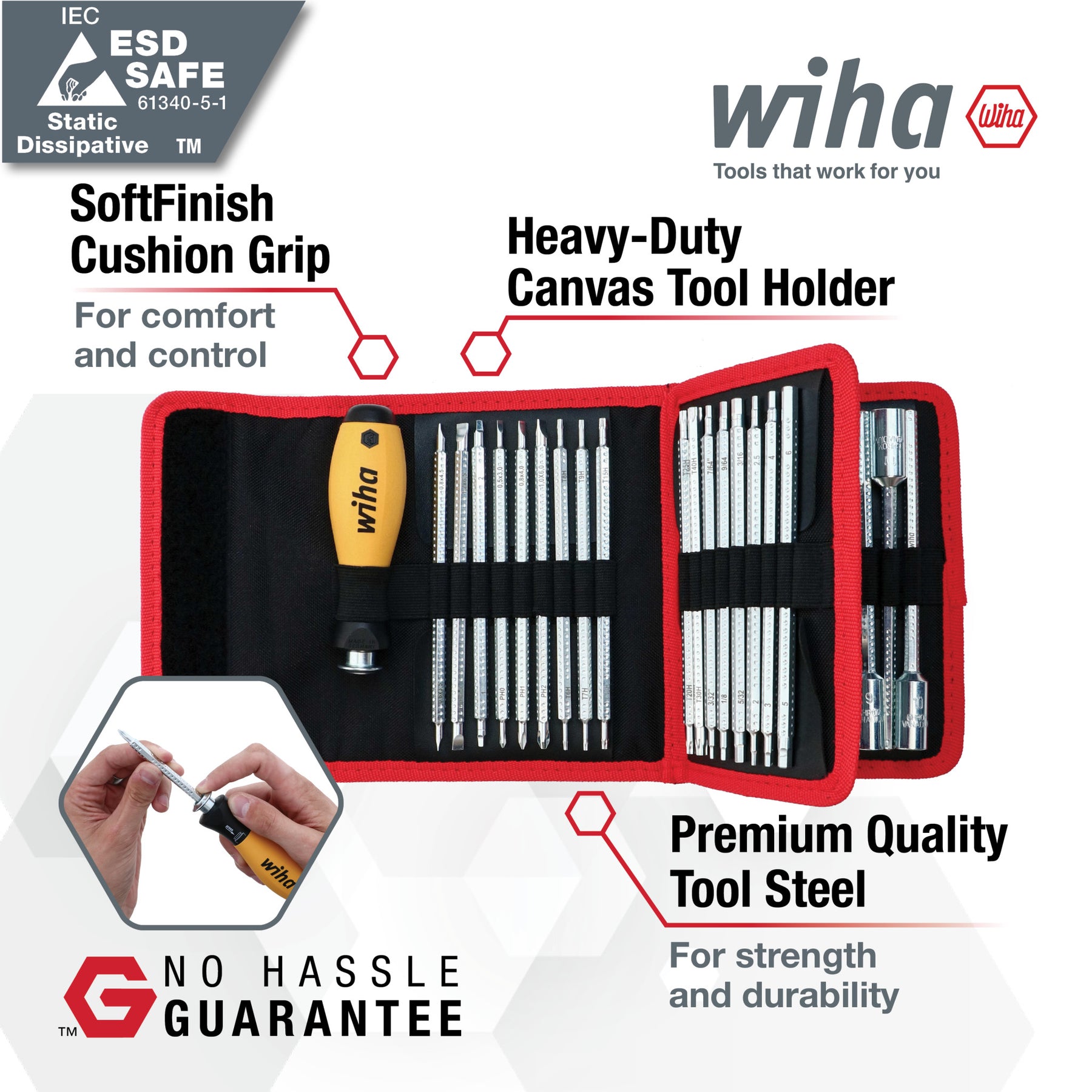 32 Piece ESD Safe Drive-Loc VI Wallet Set