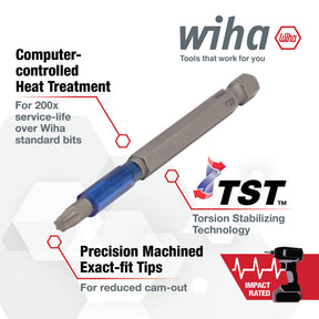 TerminatorBlue Impact Bit Torx T25 - 3.5 Inch - 2 Pack