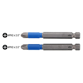 TerminatorBlue Impact Bit Phillips #2 - 3.5 Inch - 2 Pack