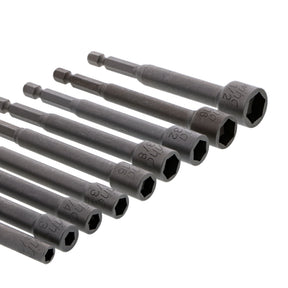 9 Piece Power Blade Nut Setter Set - Inch