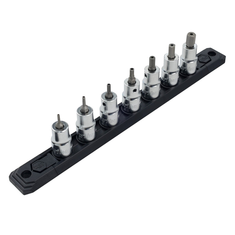 7 Piece 3/8" Drive Security Hex Bit Socket Set 3/8 Dr 2-8mm