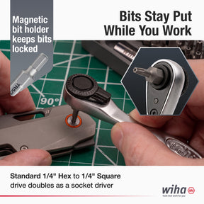 32 Piece GoBox Security Bit Set with Mini Ratchet