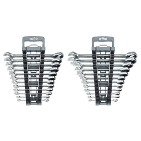 24 Piece Combination Ratchet Wrench Set - Metric and SAE