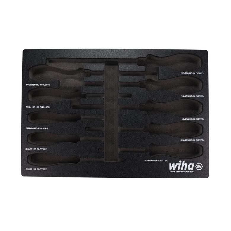 EMPTY FOAM TRAY FOR 10 PC HD SOFTFINISH SET