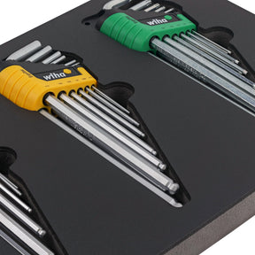 35 Piece ErgoStar L-Key Tray Set - Hex Metric, Hex SAE, Torx