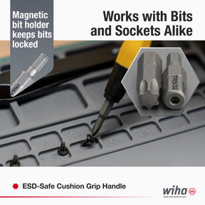 65 Piece System 4 ESD Safe Master Technician's Ratchet and MicroBits Set