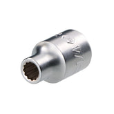 12 Point - 3/8 Inch Drive Socket - 1/4"