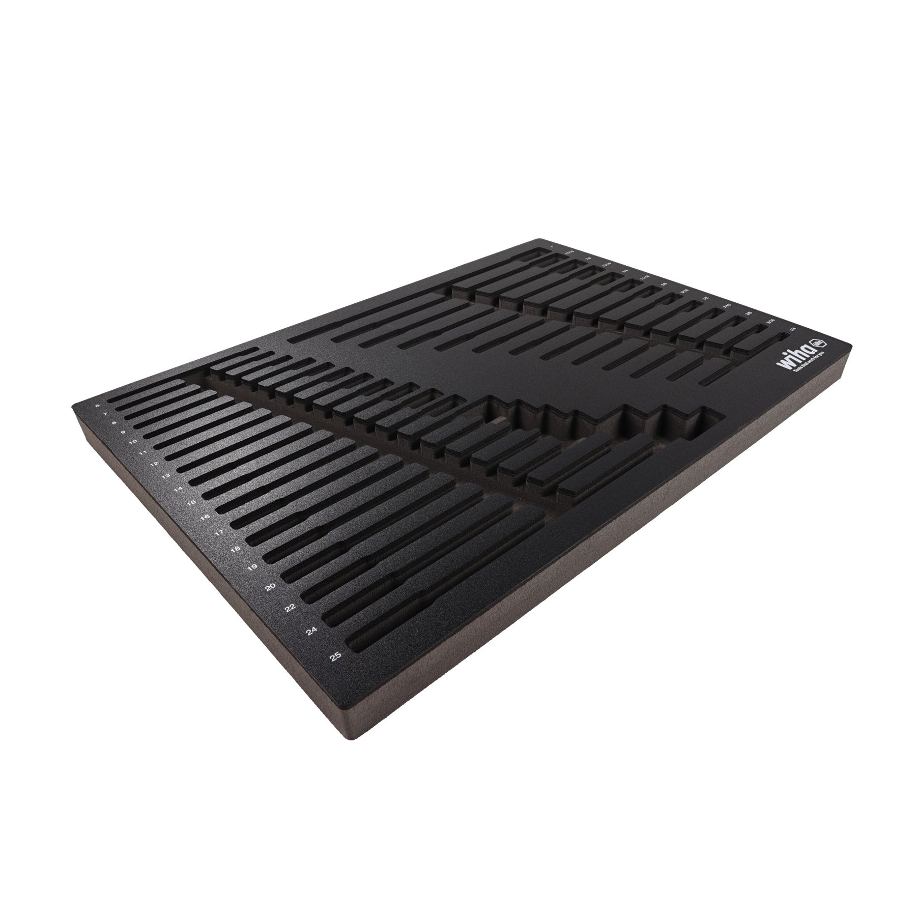 EMPTY FOAM TRAY FOR COMBINATION WRENCHES