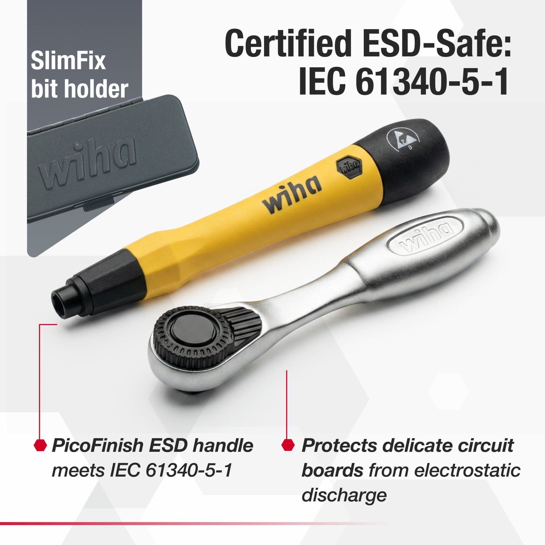 65 Piece System 4 ESD Safe Master Technician's Ratchet and MicroBits Set