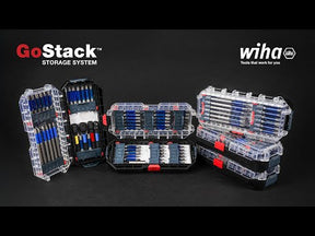 36 Piece GoStack TerminatorBlue Impact Bit Set