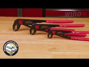 3 Piece Classic Grip V-Jaw Tongue and Groove Pliers Set