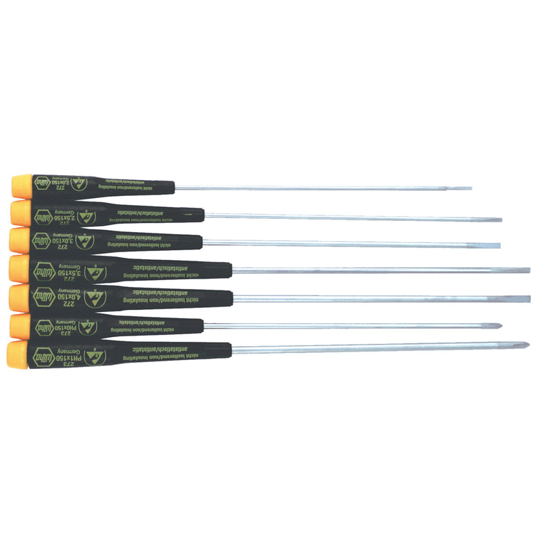 7 Piece ESD Safe Precision Extra Long Screwdriver Set