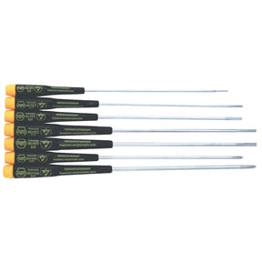 7 Piece ESD Safe Precision Extra Long Screwdriver Set