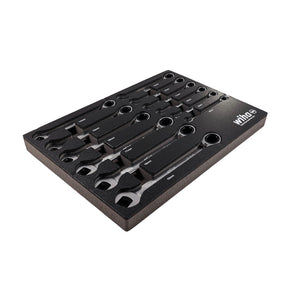 Metric MagicRing Ratcheting Wrench Tray Set