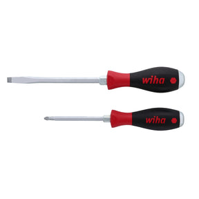 2 Piece SoftFinish XHeavy Duty Slotted and Phillips Screwdriver Set