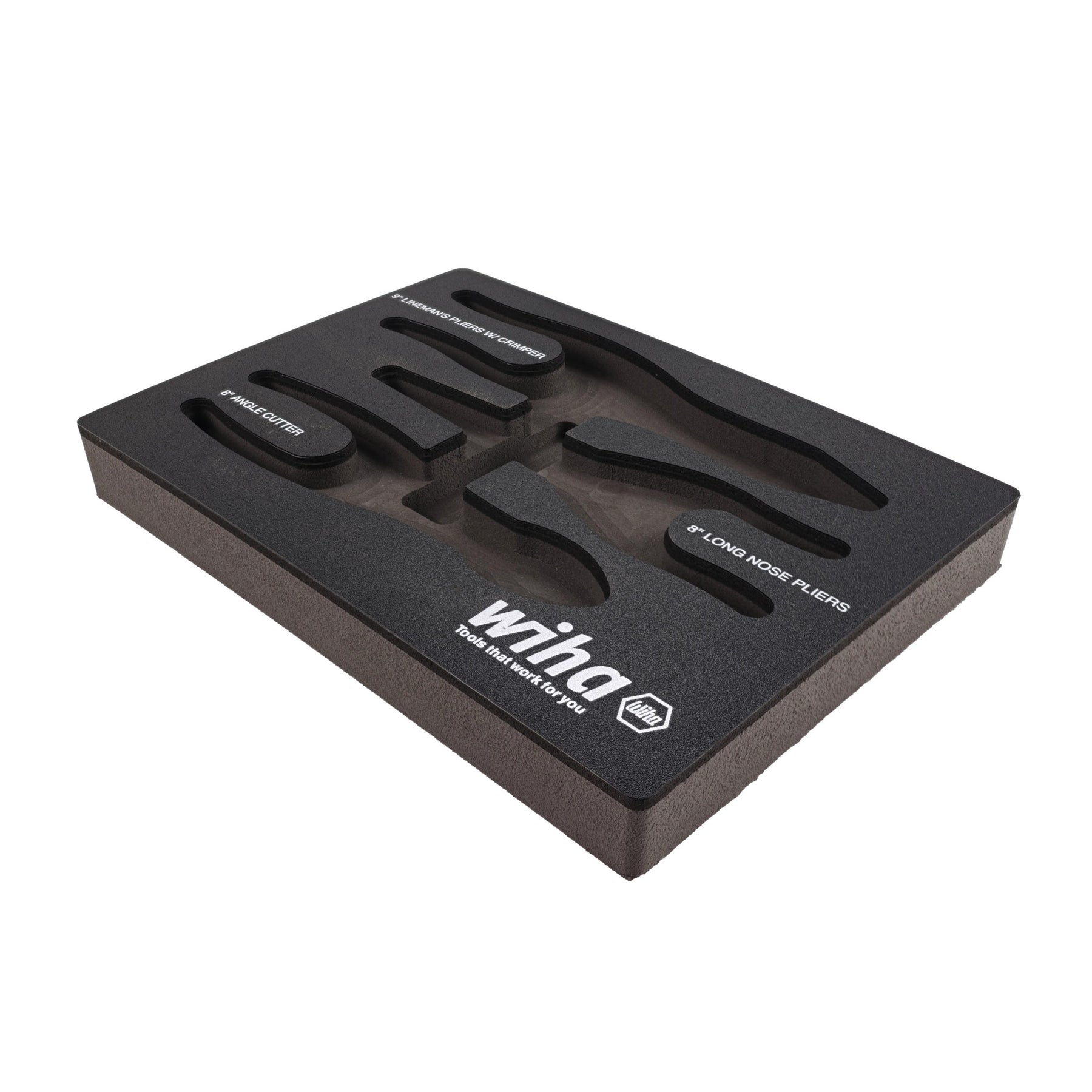 Empty Foam Tray for 3 Piece Pliers/Cutter Set