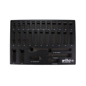 EMPTY FOAM TRAY FOR TRAY 1/2" METRIC SOCKET SET