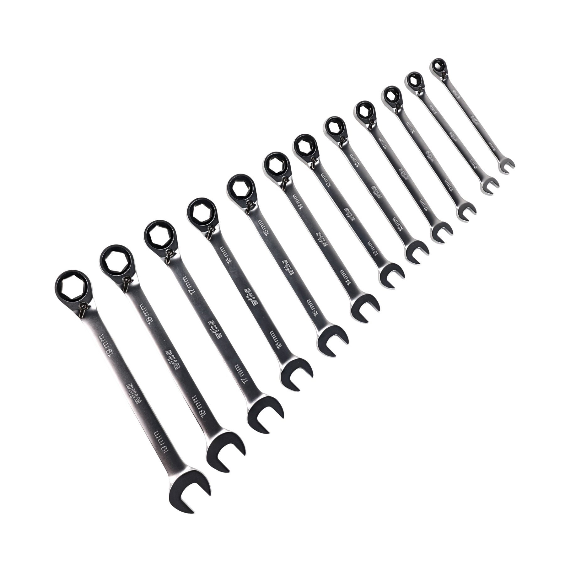 Metric MagicRing Ratcheting Wrench Tray Set