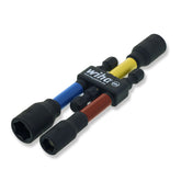 3 Piece Color Coded Magnetic Nut Setter SAE Set 3"