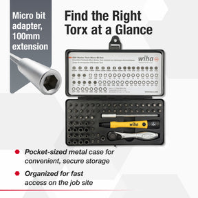 65 Piece System 4 ESD Safe Master Technician's Ratchet and MicroBits Set
