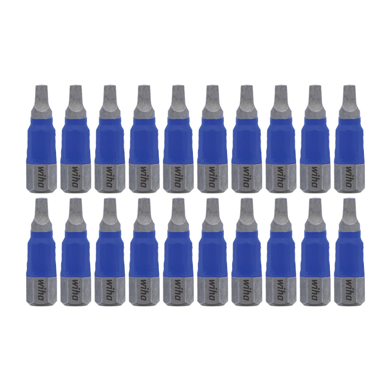 TerminatorBlue Impact Bit Square #2 - 1 Inch - 20 Pack