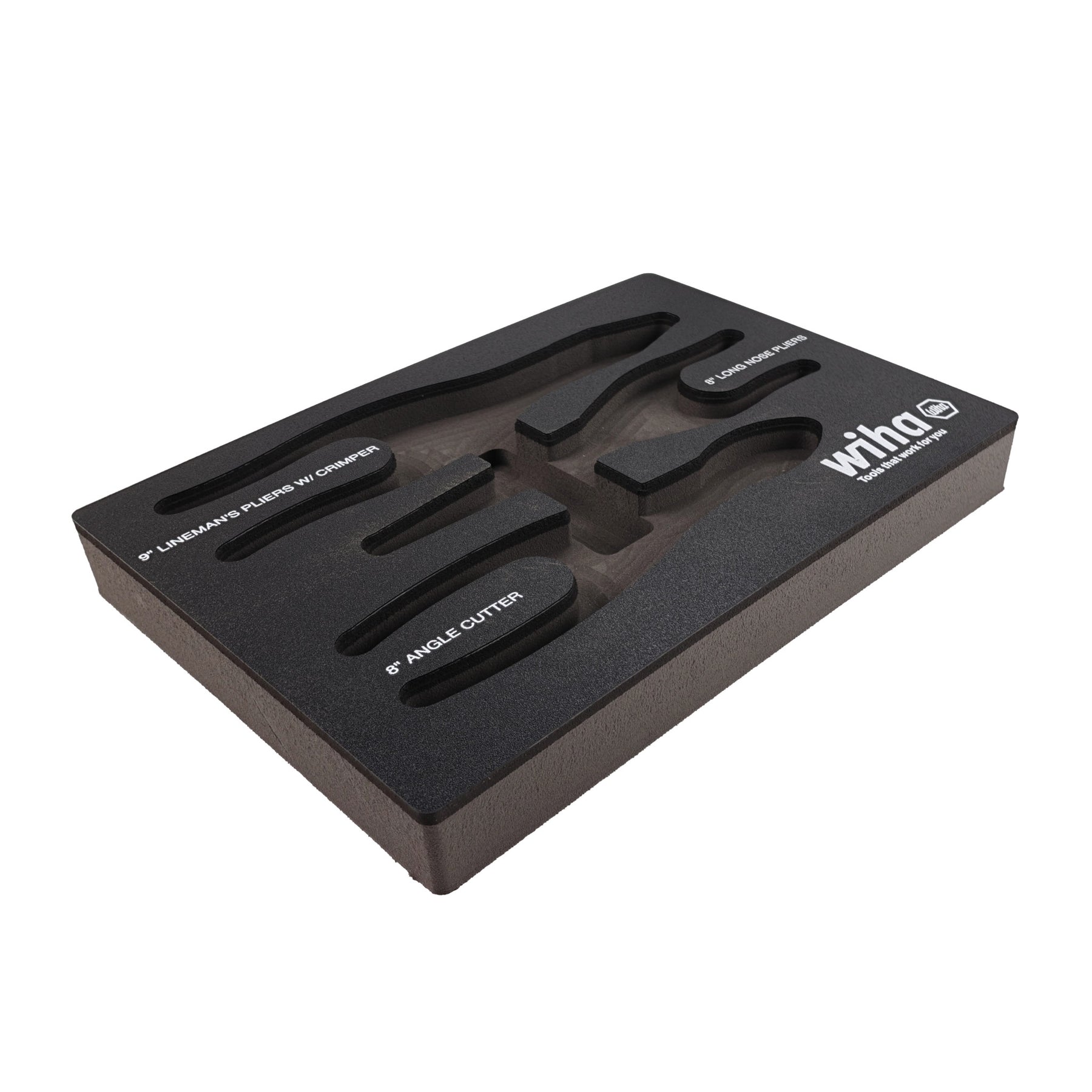 Empty Foam Tray for 3 Piece Pliers/Cutter Set