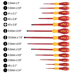 13 Piece Insulated SoftFinish Screwdriver Set