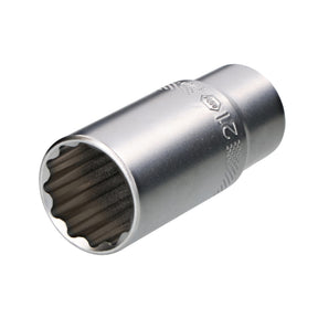 12 Point - 3/8" Drive Deep Socket 21.0mm
