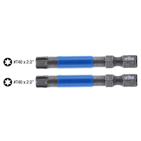 TerminatorBlue Impact Bit Torx T40 - 2 Inch - 2 Pack
