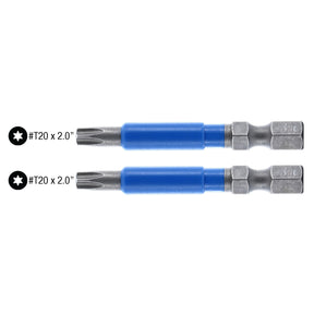 TerminatorBlue Impact  Bit Torx T25 - 2 Inch - 2 Pack